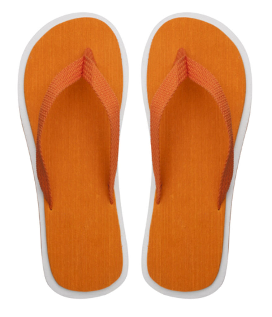 Пляжные тапки Cayman, цвет оранжевый