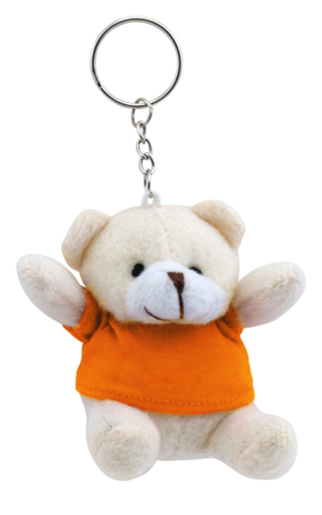 Брелок для ключей Teddy, цвет оранжевый