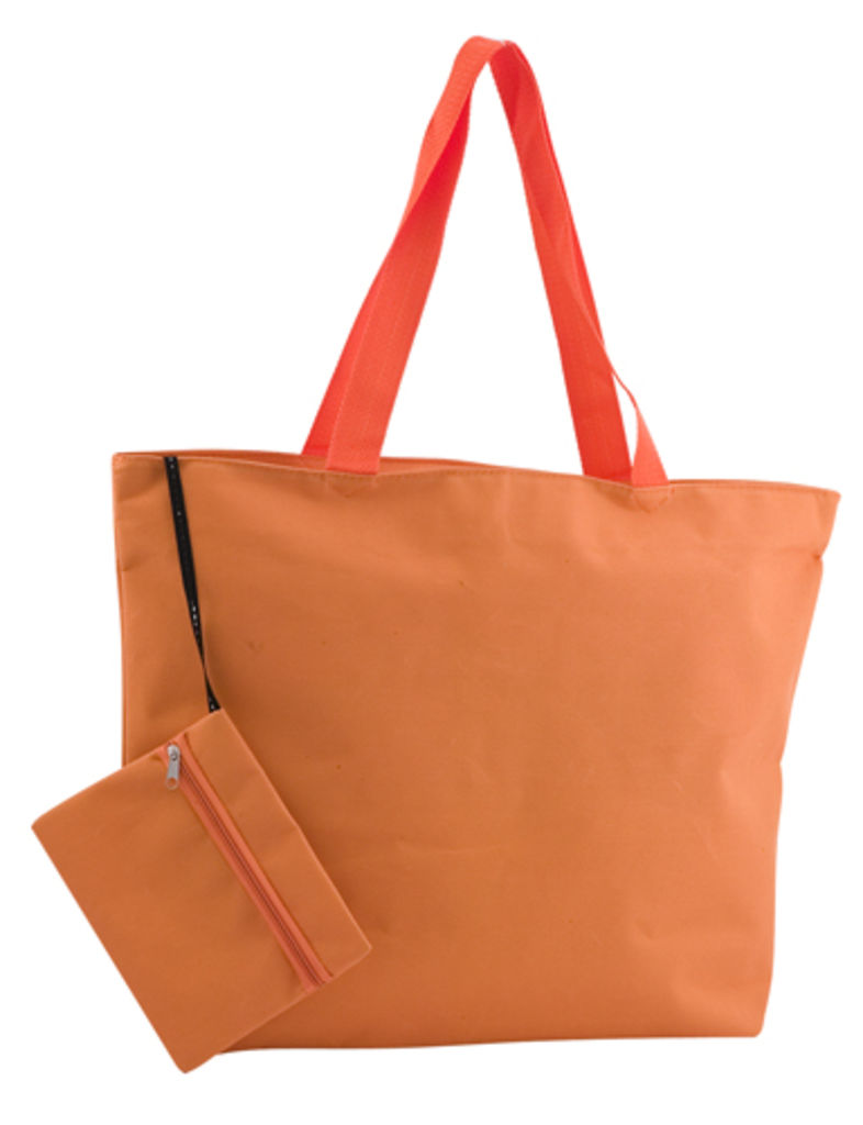Пляжная сумка с косметичкой Monkey, цвет оранжевый