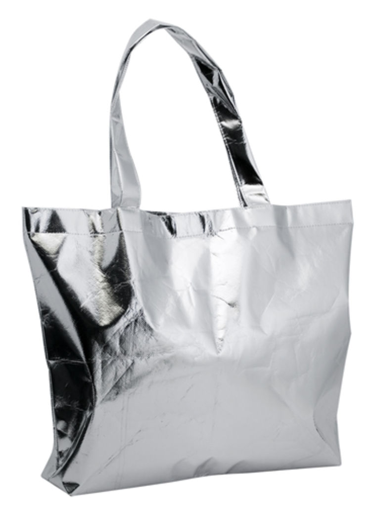 Пляжная блестящая сумка Splentor, цвет серебристый