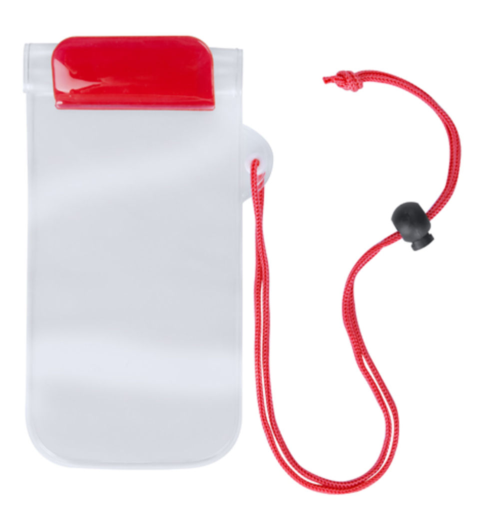Чехол водонепроницаемый  для телефона Waterpro, цвет красный