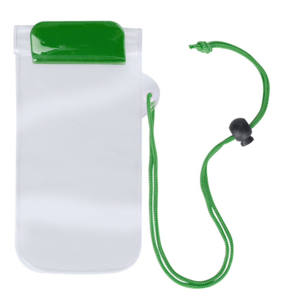 Чохол водонепроникний для телефону Waterpro, колір зелений