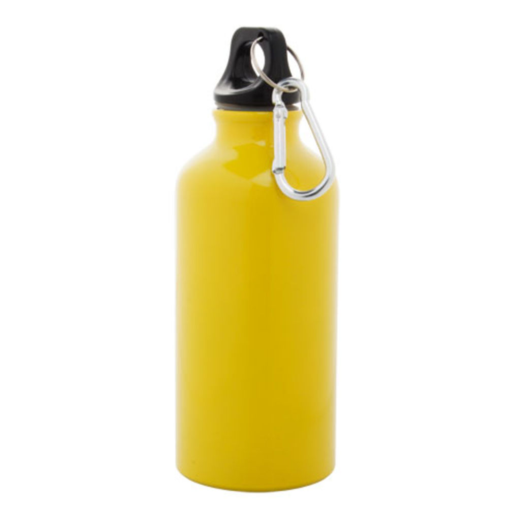 Пляшка спортивна Mento, колір жовтий