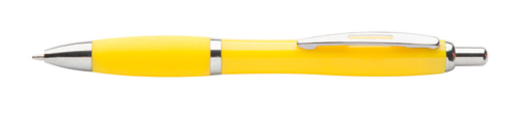 Ручка кулькова Clexton, колір жовтий