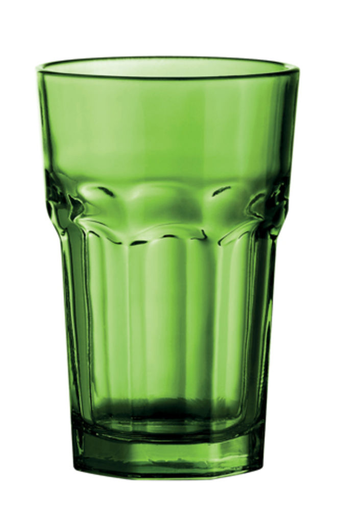 Стакан кольоровий Kisla, колір зелений