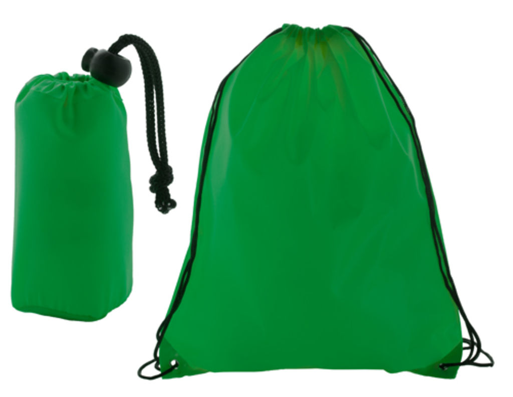 Рюкзак на веревках Thais, цвет зеленый