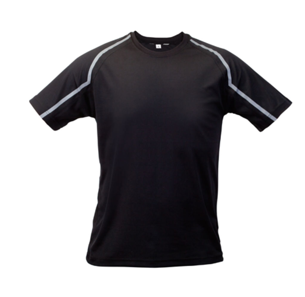 Футболка спортивная Fleser, цвет черный  размер XL