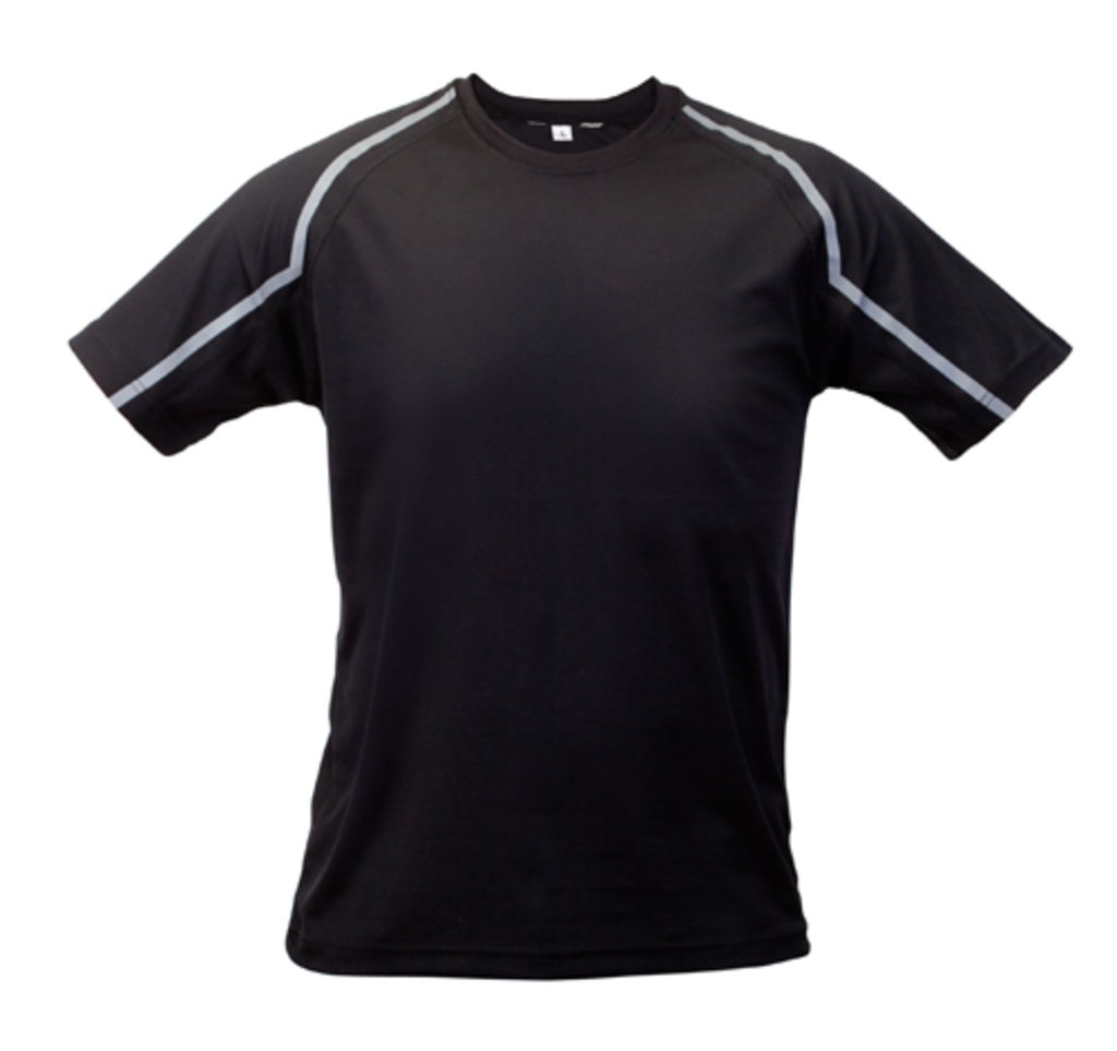 Футболка спортивная Fleser, цвет черный  размер XXL
