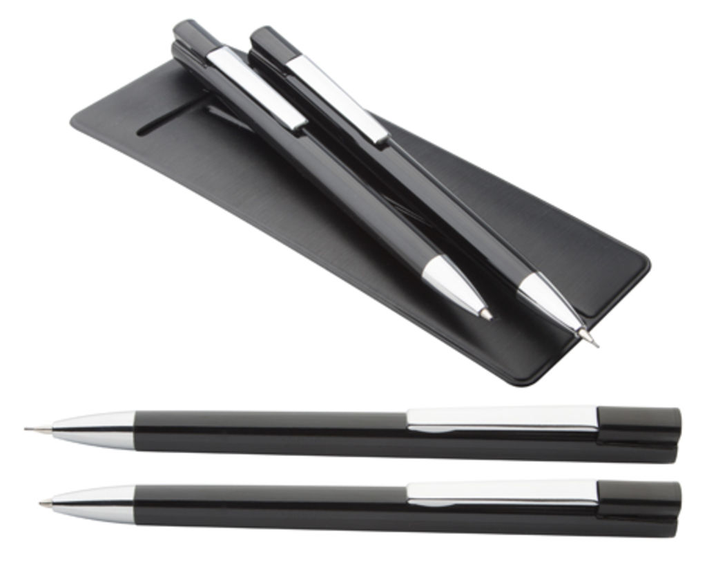 Ручка і олівець Siodo, колір чорний