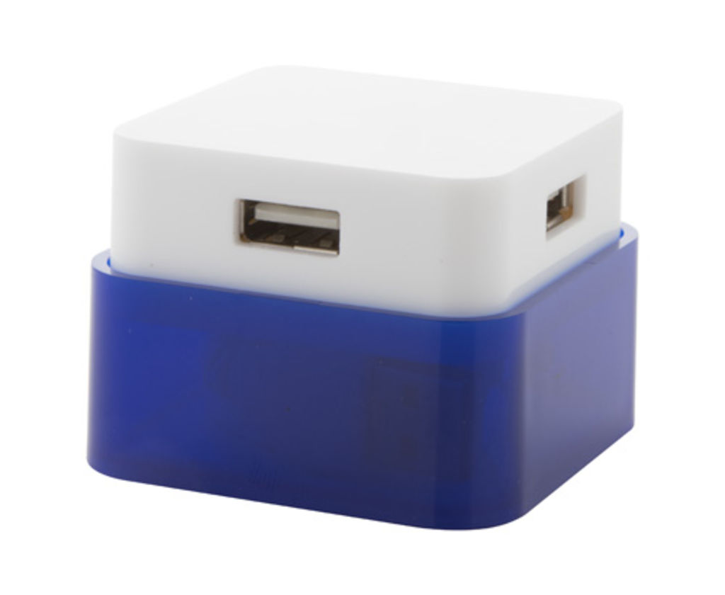 Хаб USB Dix, колір синій