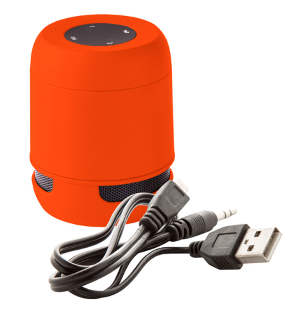 Динамик Bluetooth Braiss, цвет оранжевый