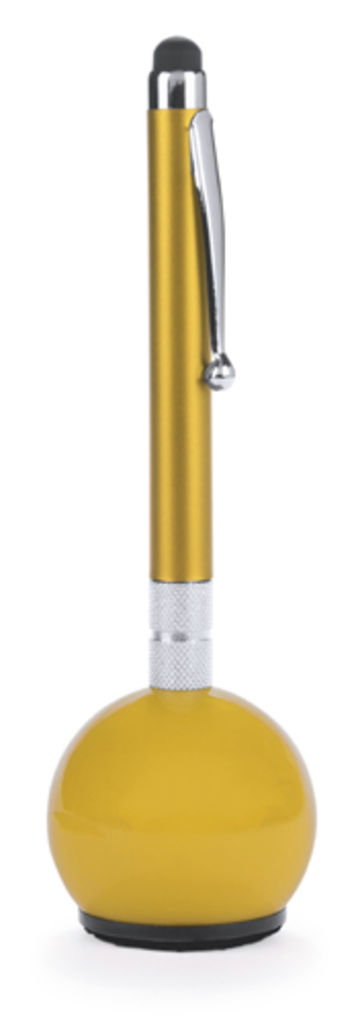 Ручка кулькова сенсор Alzar, колір жовтий