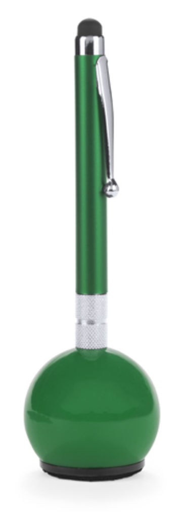 Ручка кулькова сенсор Alzar, колір зелений