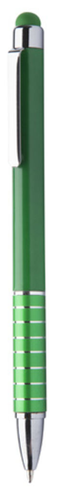 Ручка кулькова сенсор Nilf, колір зелений
