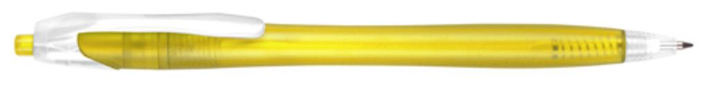 Ручка кулькова Lucke, колір жовтий