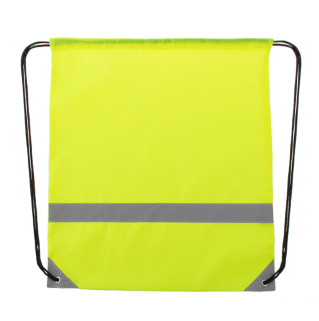 Рюкзак-мішок зі світловідбивачами Lemap, колір жовтий