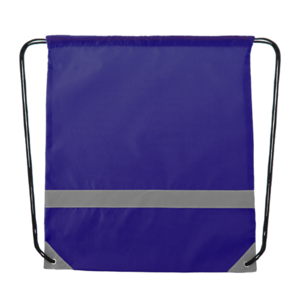 Рюкзак-мішок зі світловідбивачами Lemap, колір синій