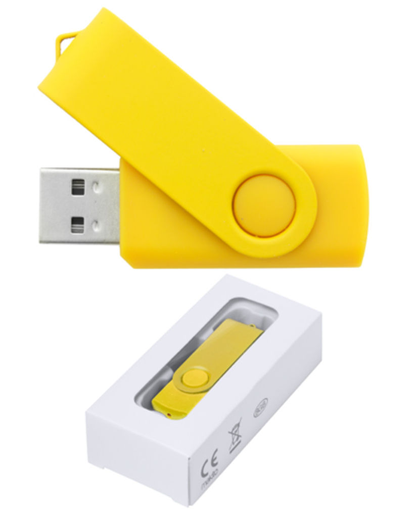 Флешка Survet  8GB, цвет желтый