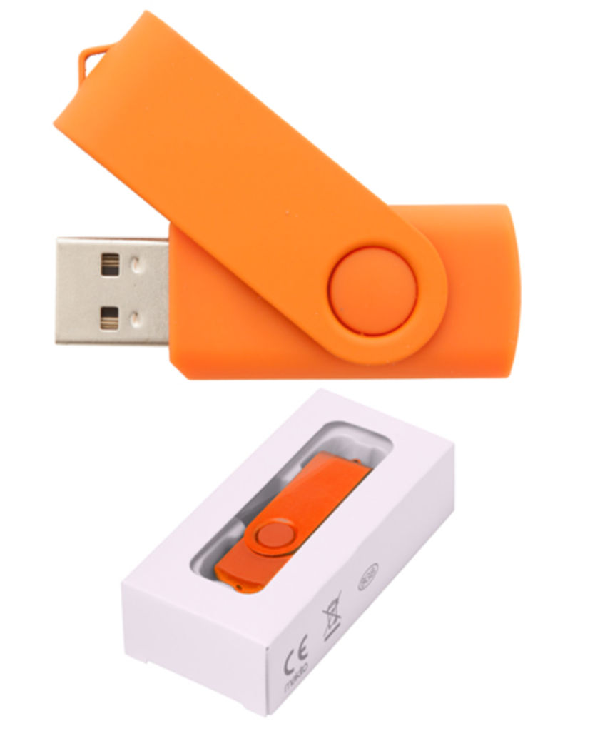 Флешка Survet 8GB, колір помаранчевий