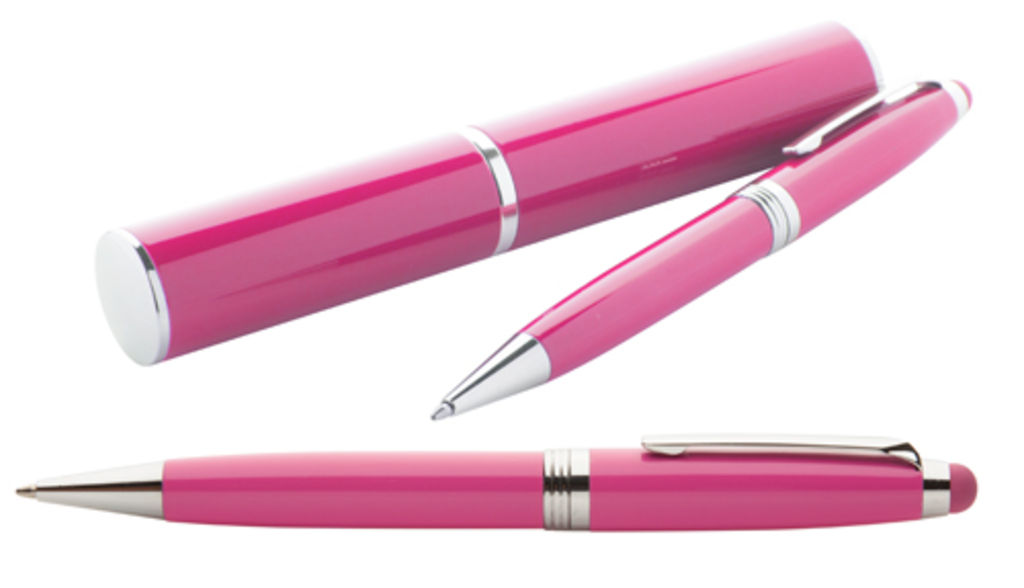 Ручка шариковая сенсор  Hasten, цвет розовый