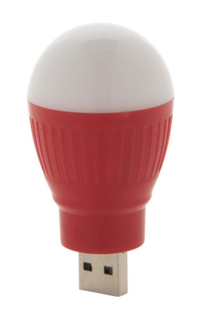Світильник USB Kinser, колір червоний