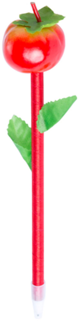 Ручка шариковая  яблоко Ximor, цвет красный