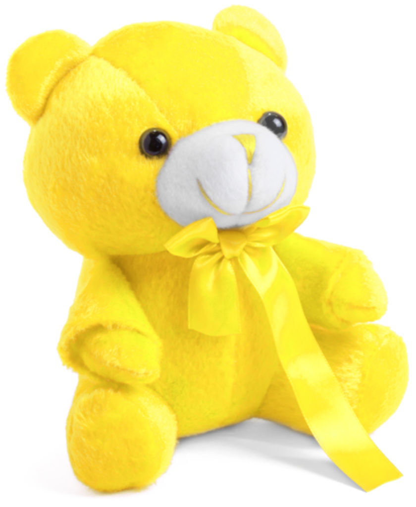 Ведмедик плюшевий Alison, колір жовтий