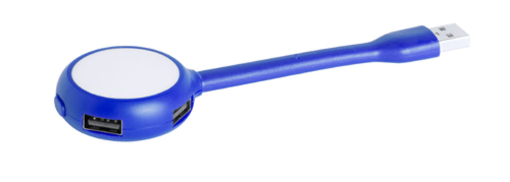 Хаб USB Ticaro, колір синій