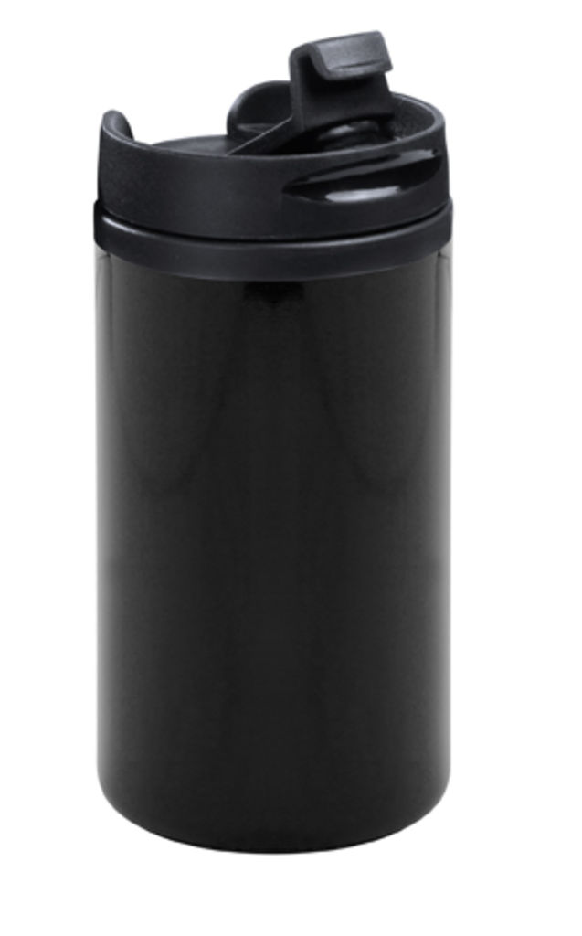 Термочашка Citrox, чорна, колір чорний