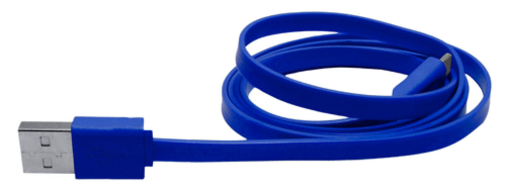 Зарядный кабель  Yancop, цвет синий