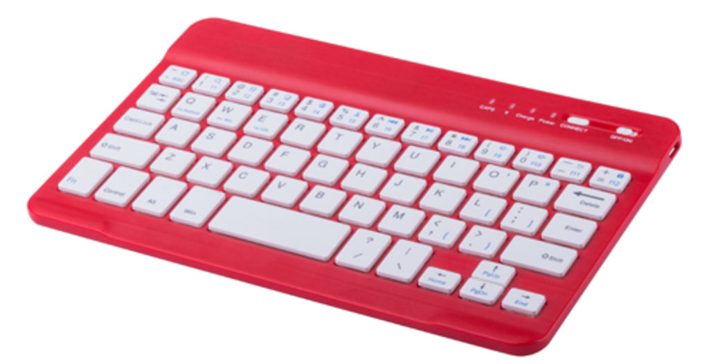 Клавіатура Bluetooth Volks, колір червоний