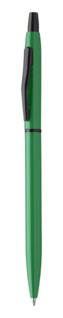 Ручка кулькова Pirke, колір зелений
