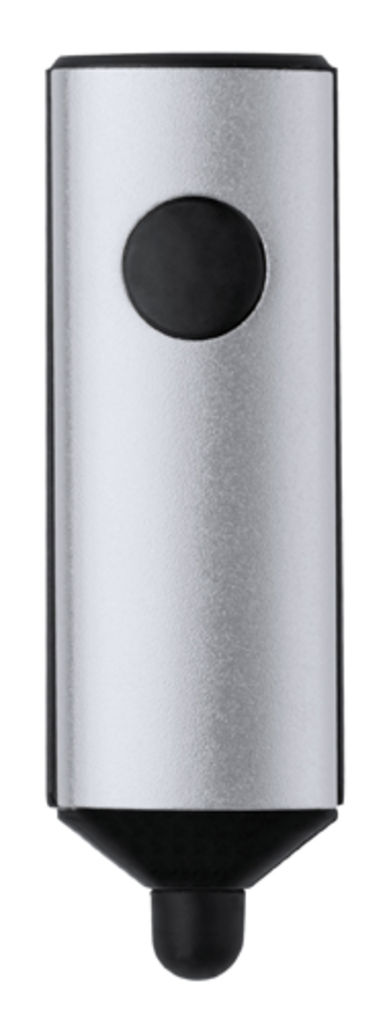 УФ-фонарик для проверки купюр со стилусом Sicrom, цвет серебристый