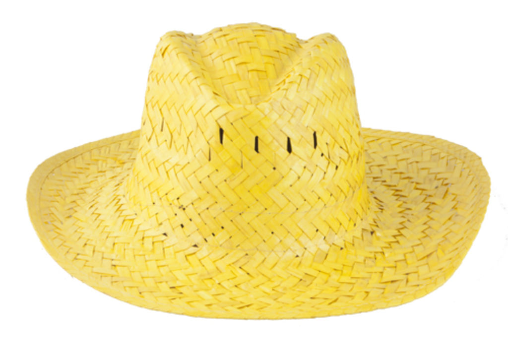 Шляпа мужская соломенная Lua, цвет желтый