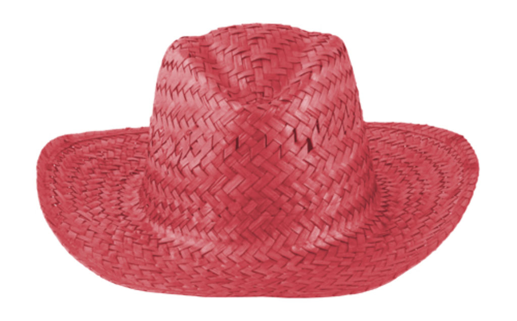 Шляпа мужская соломенная Lua, цвет красный