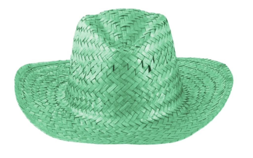 Шляпа мужская соломенная Lua, цвет зеленый