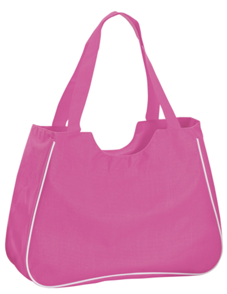 Пляжна сумка з косметичкою Maxi, колір рожевий