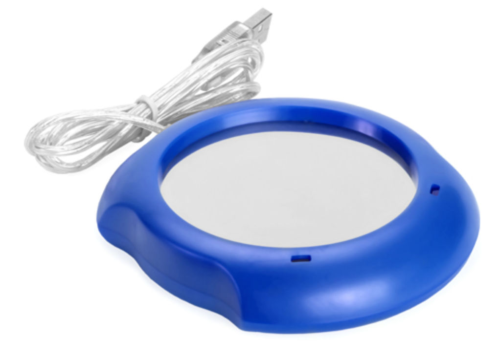 Нагреватель чашки Tull с USB, цвет синий