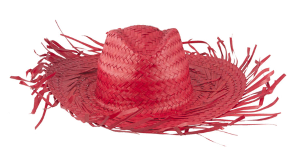 Шляпа соломенная  Filagarchado, цвет красный