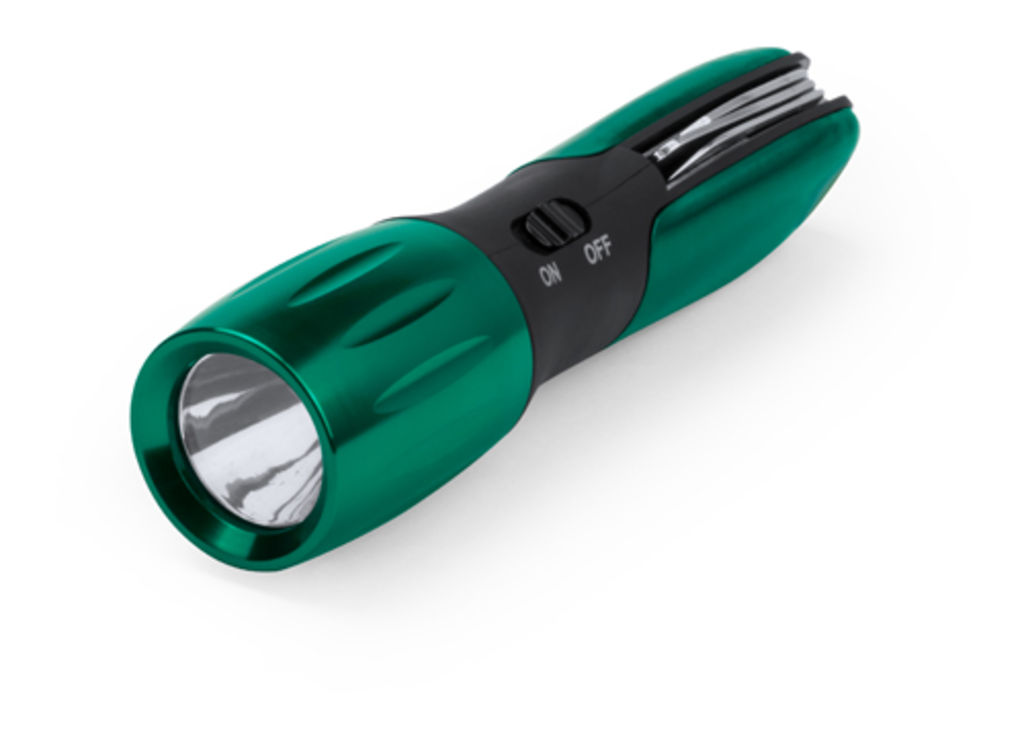 Ліхтарик багатофункціональний Brerax, колір зелений