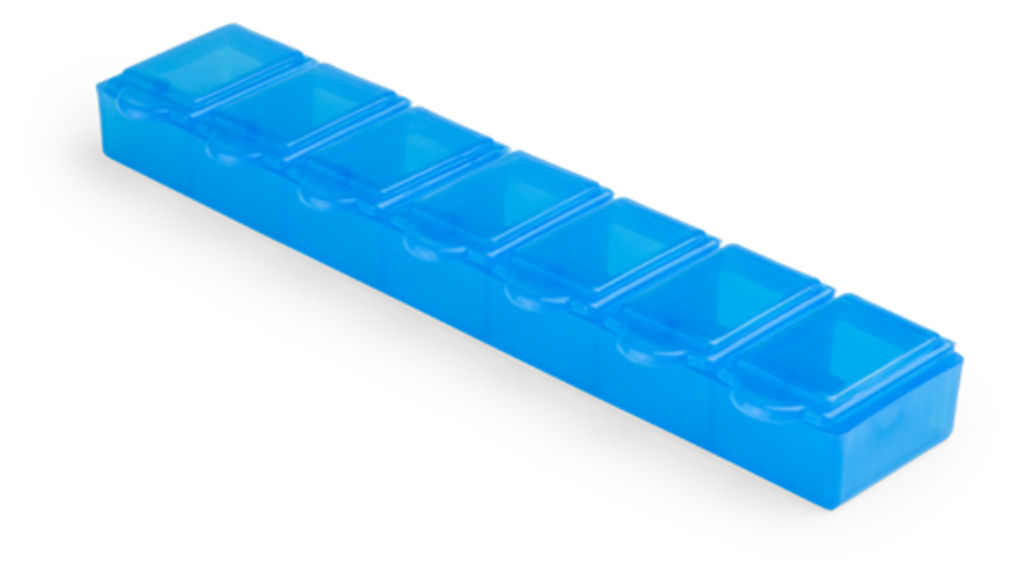 Коробочка для таблеток Lucam, цвет синий