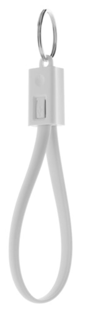 Кабель micro USB для зарядки телефона и планшета, белый Pirten, цвет белый