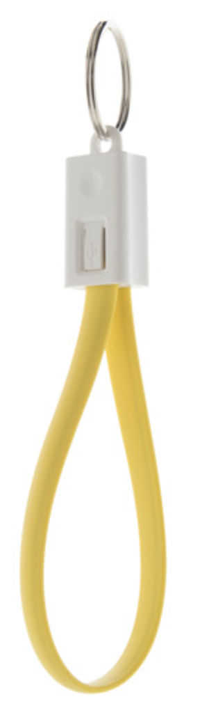 Кабель micro USB для зарядки телефона и планшета, желтый Pirten, цвет желтый