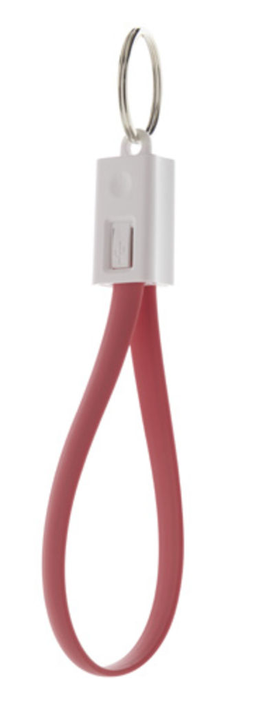 Кабель micro USB для зарядки телефона и планшета, красный Pirten, цвет красный