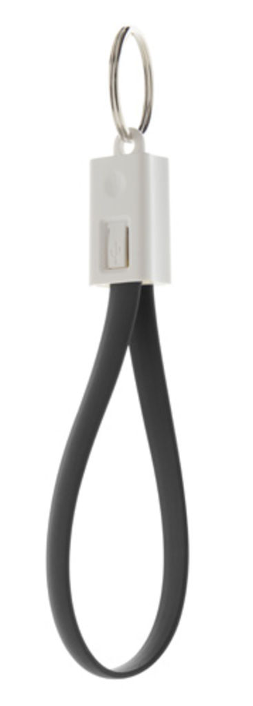 Кабель micro USB для зарядки телефону і планшета, чорний Pirten, колір чорний