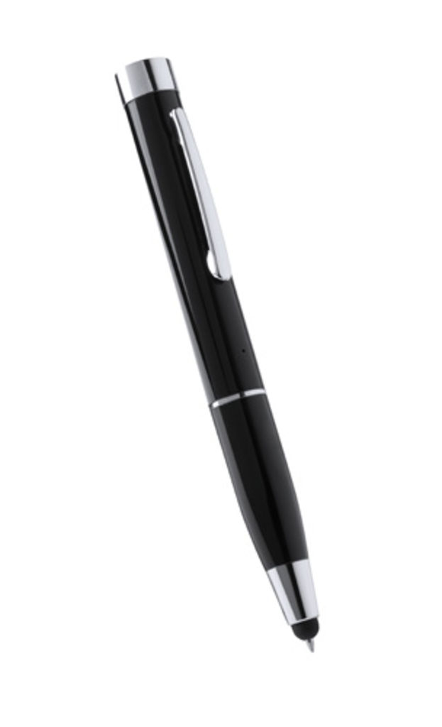 Ручка зі стилусом і Power bank Solius, колір чорний