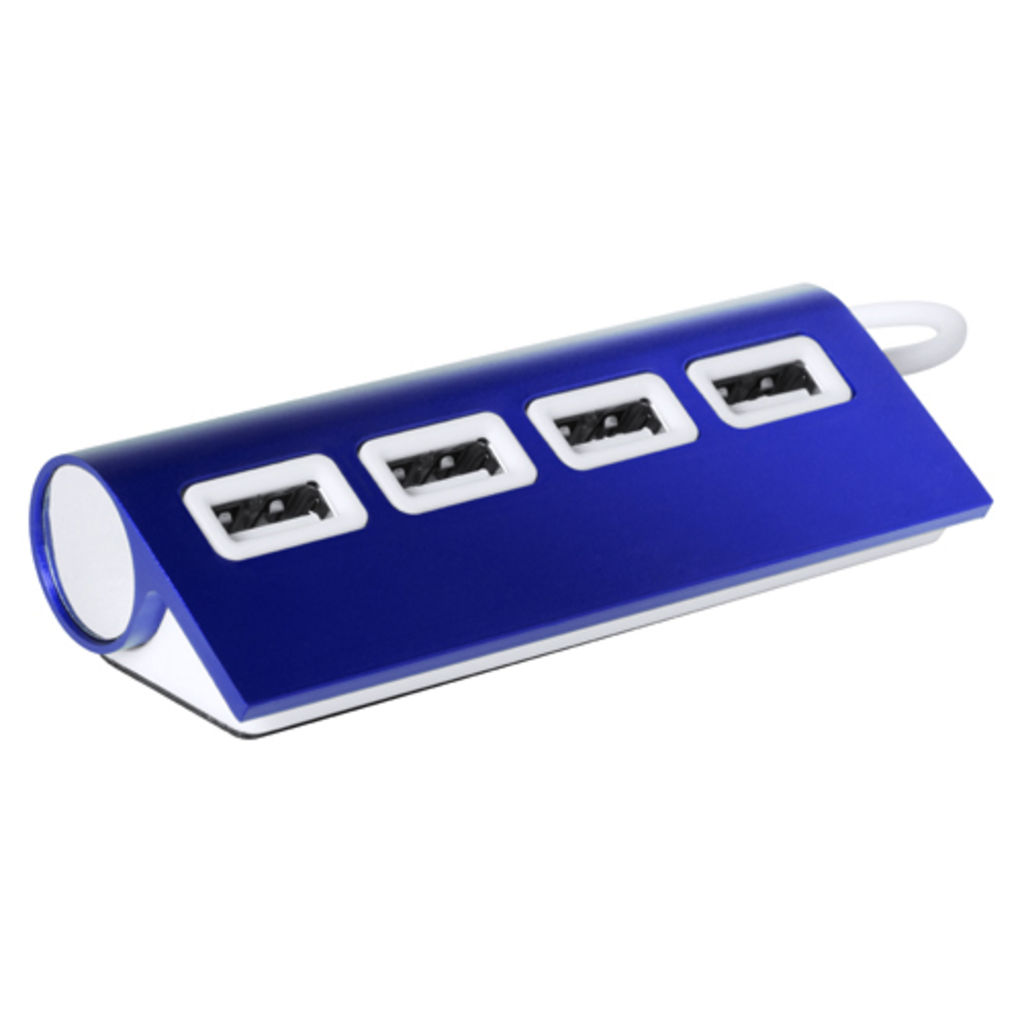 Хаб USB Weeper, колір синій