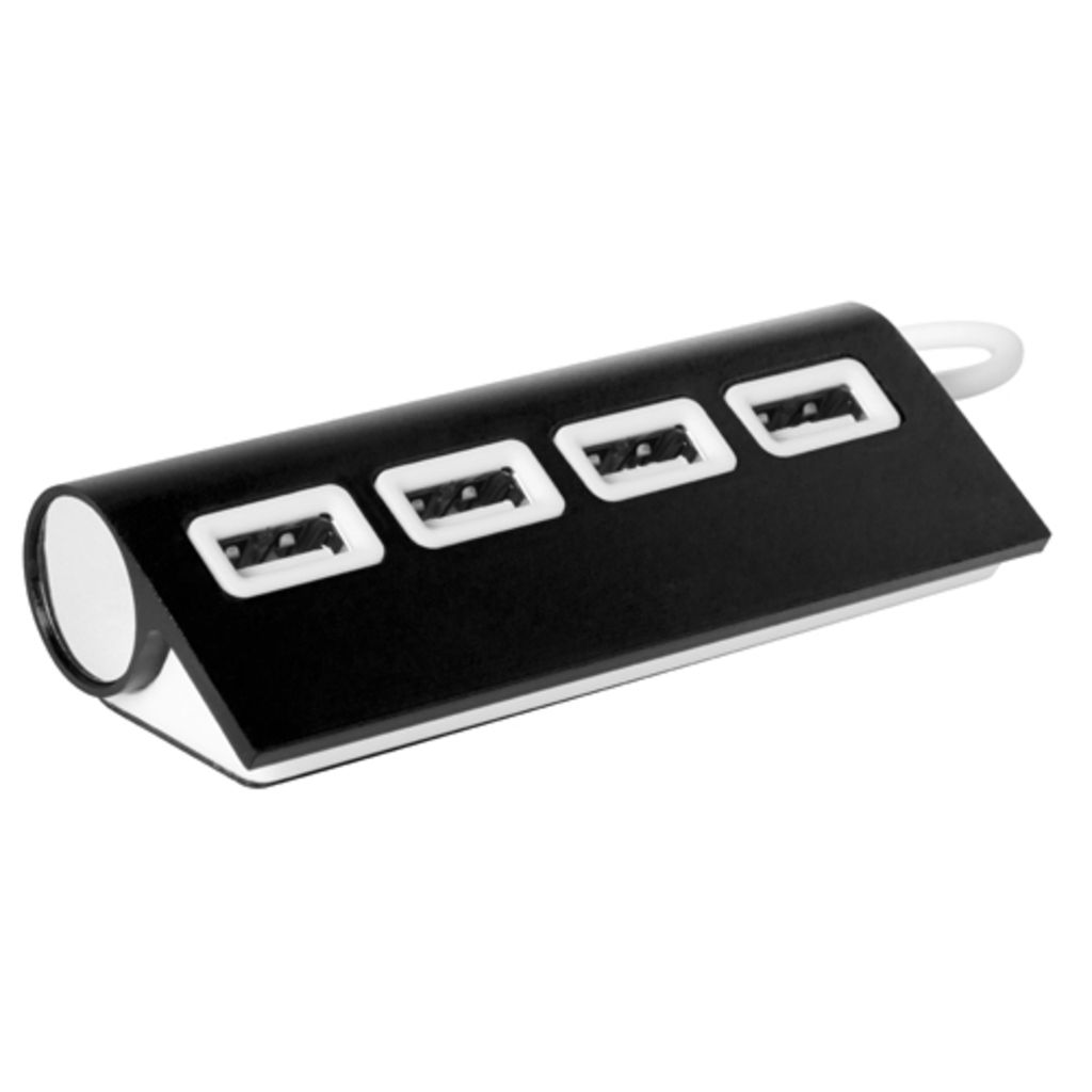 Хаб USB Weeper, колір чорний