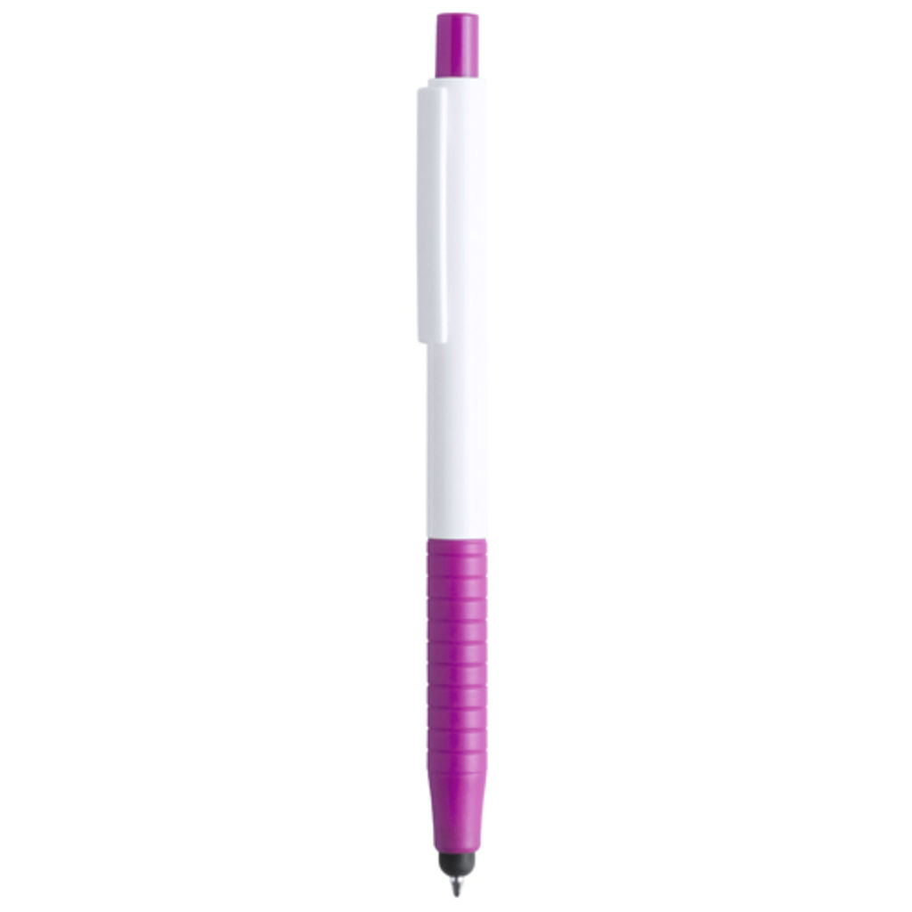 Ручка кулькова сенсор Rulets, колір рожевий