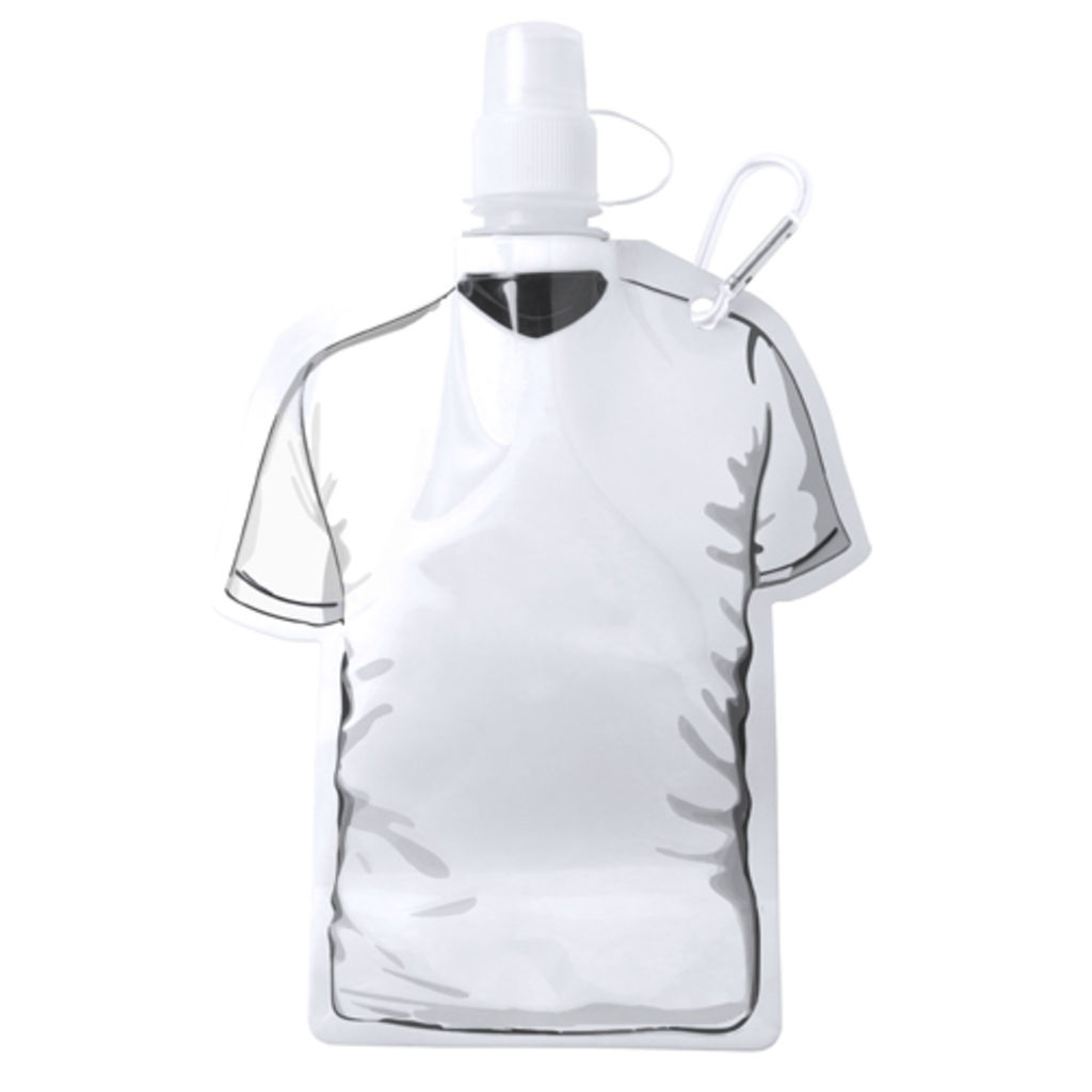 Пляшка спортивна Zablex, колір білий